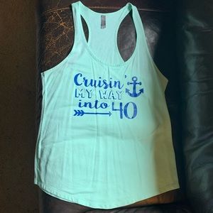 Cruising My Way to 40 Racerback Tank